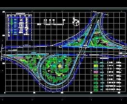 高速公路互通綠化設(shè)計(jì)平面圖免費(fèi)下載 - 園林綠化及施工