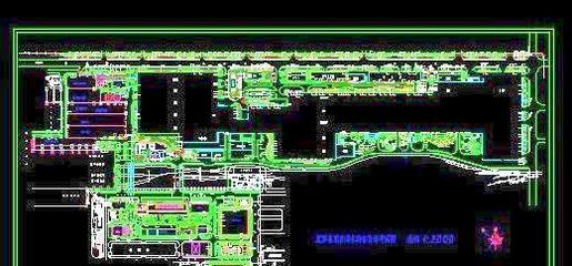 某大型工廠綠化種植設(shè)計平面圖