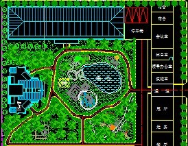 陽光清華花園景觀綠化規(guī)劃設(shè)計(jì)cad全套施工圖_園林建筑_.