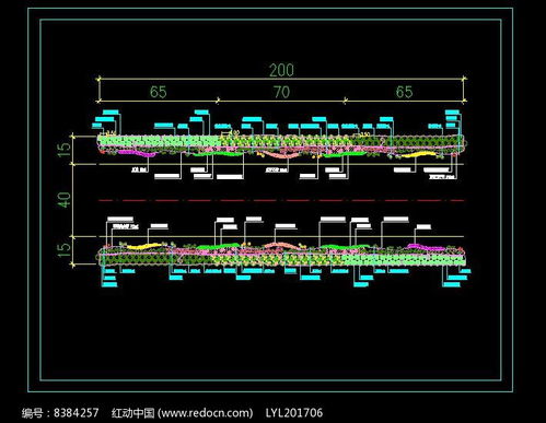 道路綠化標(biāo)準(zhǔn)段設(shè)計(jì)施工圖紙 紅動(dòng)網(wǎng)